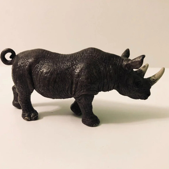 2008 Schleich  Rhino Rhinoceros Figure Animal - Picture 6 of 16